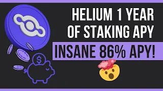 INSANE 86% Helium HNT Staking Results After 1 YEAR OF STAKING! Price Prediction  Solana