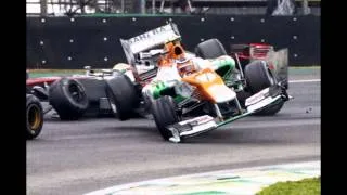 F1 2013 Crashes  (Real Life)