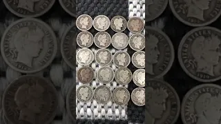 My first Barber Dime purchase. Purchased 1 Roll (50) of circulated Barber Dimes. What ya think?