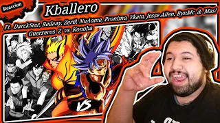 Guerreros Z vs Konoha 2 || Especial 400k || Kballero ft. Varios Artistas || Reaccion