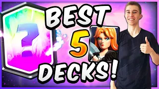 THESE ARE THE TOP 5 Decks in CLASH ROYALE! Ranking Best Decks (July 2021)!