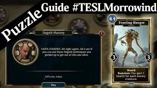 Puzzle Guide: Dagoth Mastery House of Morrowind The Elder Scrolls Legends Spoilers