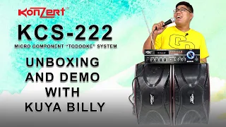 KONZERT KCS-222 Micro Component "TodoOke" System Unboxing and Demo