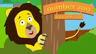 Number Zoo Hide and Seek Part 1 | Animals For Kids | Toddler Fun Learning