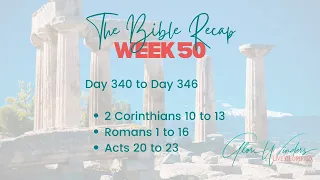 The Bible Recap Weekly Sync, Dec12, 2022 for Week 50