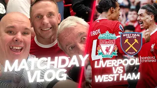 NUNEZ SCORES A VOLLEY! Liverpool 3-1 West Ham. |Match Vlog.