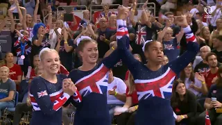 Great Britain - 2022 TeamGym Europeans, senior women's team final