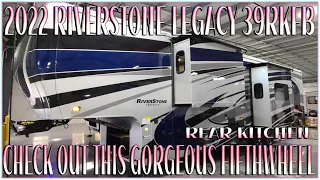 Luxury Rear Kitchen Fifth Wheel 2022 Riverstone Legacy 39RKFB @ Couchs RV Nation RV Review Tour