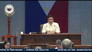 SENATE SESSION: Senator Juan Miguel Zubiri Privilege Speech | May 20, 2024