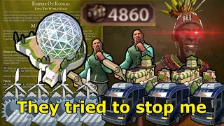 Civ 6 Multiplayer 5k Tourism Biosphere CV (Full Game)