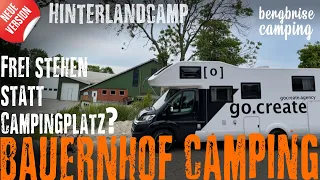 FREI STEHEN auf dem BAUERNHOF als Campingplatz Alternative - HinterlandCamp