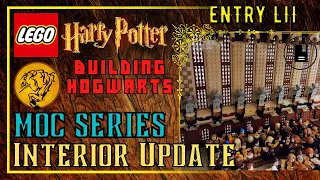 It is really AWESOME inside the Great Hall now! - LEGO Harry Potter MOC Series - Entry 52