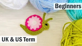 Small Crochet Project: How to do a snail for beginners * Easy Scrap Yarn Crochet Projects Raock