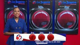 Sorteo La Suerte Dominicana, 6:00 pm,  Miércoles 1 de Mayo del 2024