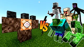 Wither Storm vs Mutant Mobs in Minecraft