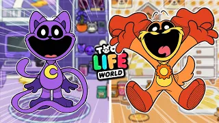 QUARTO do CATNAP vs QUARTO do DOGDAY (Toca Life World) #LuliRarity