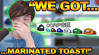 DISGUISED TOAST THREW THE GAME AGAIN!? | THEY VOTED OFF CORPSE FOR FAILING THE CARD SWIPE 20 TIMES!