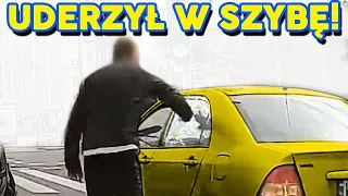 Uprzejmy Agresor "Zapukał" w szybę  bo się martwił, Kierowcy z ujemnym IQ - Polskie Drogi #41