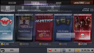 Injustice 100 paquetes locker de equipo