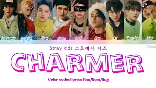 Stray kids (스트레이 키즈) - Charmer (9. Members ver. / Karaoke ver. )Color Coded Lyrics Han_Rom_Eng