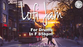 Lofi Jam For【Drums】F Major 85bpm No Drums BackingTrack