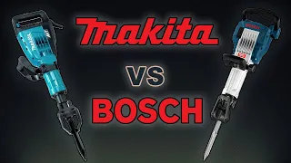 Отбойники BOSCH и MAKITA. В чем разница?