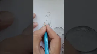 Butterfly painting and water drops in pencil part 2.easy shading drawing techniques idea guide line