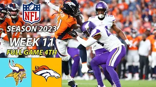 Minnesota Vikings vs Denver Broncos   FULL GAME 4TH 11/19/23 Week 11 | NFL Today