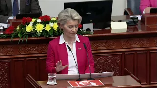 President Ursula von der Leyen North Macedonia