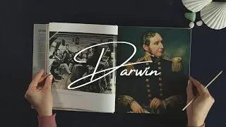 ASMR Darwin's Journey around the World (Soft Spoken, Tracing, Book Sounds)