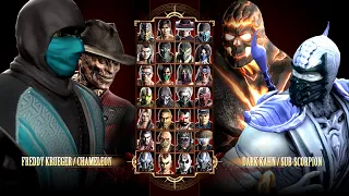 Игра за Freddy Krueger & Chameleon в Mortal Kombat Komplete Edition на PC Expert в 2K