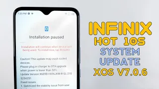 Infinix Hot 10s System Update XOS V7.0.6 Update