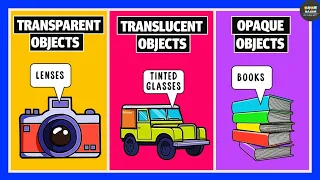 Transparent Objects, Translucent Objects and Opaque Objects | Physics