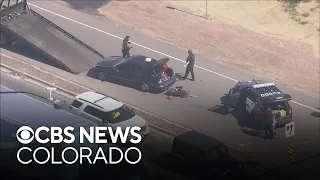 2 in custody after police pursuit through multiple Colorado counties following robbery at Walmart