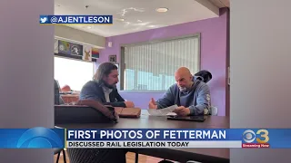 First photos of Pennsylvania Sen. John Fetterman emerge since heading to hospital