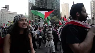 Pro-Palestinian Protest Of The 76th Anniversary of the Nakba In Montréal May 15 2024 EMR 5704