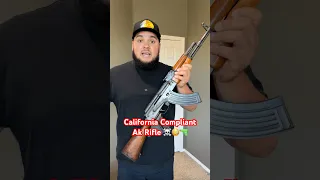 California Compliant Ak Rifle 🔫☠️This is Wild 😳 #shorts #viral #glock