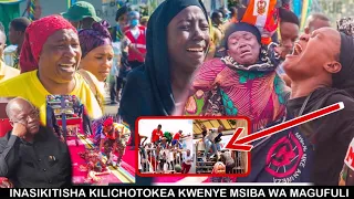 Mazito yaibuka msiba wa MAGUFULI wajitokeza watu wengi uwanja hautoshi watu wazimia