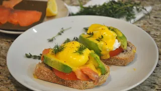Яйца Бенедикт с голландским соусом (яйца пашот)| Eggs Benedict | Hollandaise Sauce