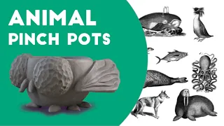 How to Make Animal Pinch Pots with Clay