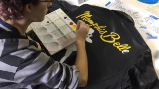 Memphis Belle Hand-Painted Jacket Time-lapse