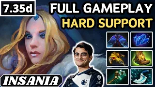 7.35d - Insania CRYSTAL MAIDEN Hard Support Gameplay 30 ASSISTS - Dota 2 Full Match Gameplay