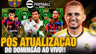 🚨🔥 PÓS ATUALIZAÇÃO DO DOMINGÃO AO VIVO | JOGATINA NA LIGA EFOOTBALL E EVENTOS | EFOOTBALL 2024