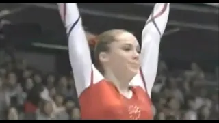 McKayla Maroney (USA) LAUNCHES her huge and precise Amanar at the 2011 Worlds Team Final