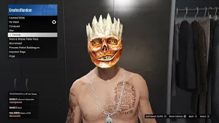 checking out the NEW Famine MASK in Grand Theft Auto 5 Online