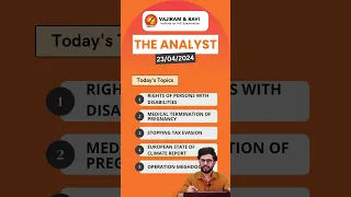 The Analyst | 23rd April 2024 | Vajiram and Ravi