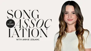 Annie LeBlanc Sings Selena Gomez and Ariana Grande in a #StayHome Edition of Song Association | ELLE