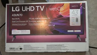 LG 43UN70 UHD TV UNBOXING, SETUP & FIRST IMPRESSIONS