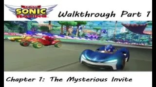 Chapter 1: The Mysterious Invite - Team Sonic Racing Walkthrough Part 1 | Xbox One