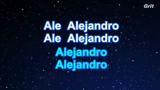 Alejandro - Lady Gaga Karaoke【No Guide Melody】